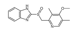 2-[[(4-methoxy-3,5-dimethyl-2-pyridinyl)methyl]sulfinyl]-1H-benzimidazole picture