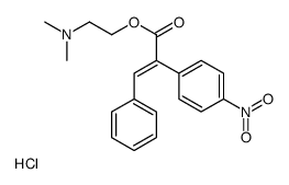 N,N-Dimethyl-2-{[(2E)-2-(4-nitrophenyl)-3-phenyl-2-propenoyl]oxy} ethanaminium chloride Structure