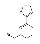 6-bromo-1-(furan-2-yl)hexan-1-one Structure