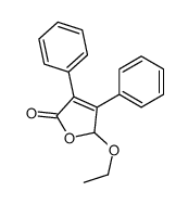 2-ethoxy-3,4-diphenyl-2H-furan-5-one Structure