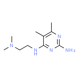 Pyrimidine, 2-amino-4-(2-dimethylaminoethylamino)-5,6-dimethyl- (4CI) picture