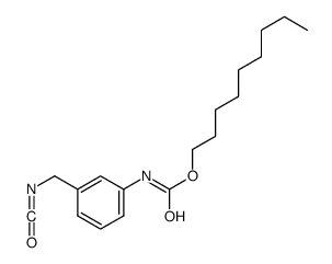 nonyl N-[3-(isocyanatomethyl)phenyl]carbamate Structure