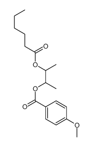 3-hexanoyloxybutan-2-yl 4-methoxybenzoate Structure