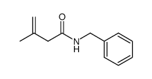 N-benzyl-3-methylbut-3-enamide结构式