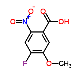 4-Fluoro-5-methoxy-2-nitrobenzoic acid Structure