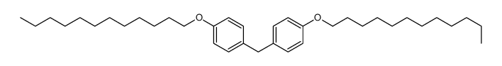 1-dodecoxy-4-[(4-dodecoxyphenyl)methyl]benzene Structure