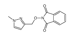 2-[(1-methylpyrazol-3-yl)methoxy]isoindole-1,3-dione Structure