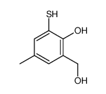 2-(hydroxymethyl)-4-methyl-6-sulfanylphenol Structure