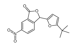 3-(5-tert-butylfuran-2-yl)-6-nitro-3H-2-benzofuran-1-one结构式