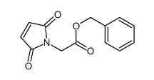 benzyl 2-(2,5-dioxopyrrol-1-yl)acetate Structure