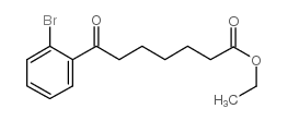 ethyl 7-(2-bromophenyl)-7-oxoheptanoate结构式