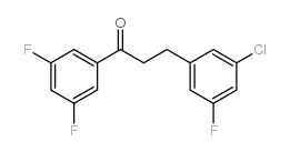 3-(3-CHLORO-5-FLUOROPHENYL)-3',5'-DIFLUOROPROPIOPHENONE structure