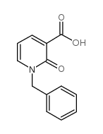 1-benzyl-2-oxopyridine-3-carboxylic acid structure