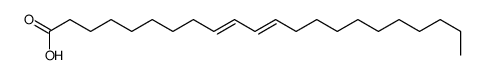 docosa-9,11-dienoic acid Structure