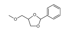 1,3-Dioxolane, 4-(methoxymethyl)-2-phenyl结构式