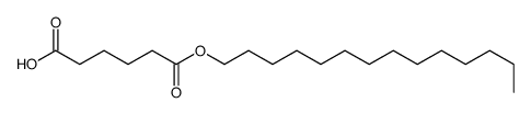 tetradecyl hydrogen adipate Structure