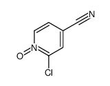 2-Chloroisonicotinonitrile 1-oxide Structure