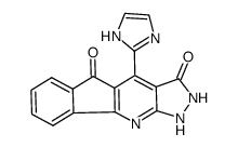 4-(1H-imidazol-2-yl)-1,2-dihydro-5H-indeno[1,2-b]pyrazolo[4,3-e]pyridin-3,5-dione Structure