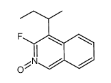 4-(butan-2-yl)-3-fluoroisoquinoline N-oxide Structure