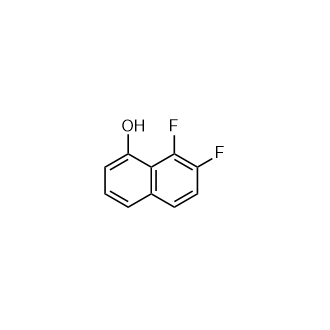 1-Naphthalenol, 7,8-difluoro- structure