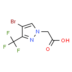 [4-Bromo-3-(trifluoromethyl)-1H-pyrazol-1-yl]acetic acid图片