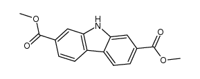 dimethyl 9H-carbazole-2,7-dicarboxylate结构式