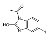 3-acetyl-6-iodo-1H-benzimidazol-2-one结构式