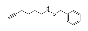 O-benzyl-N-(4-cyanobutyl)-hydroxylamine Structure