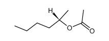 (S)-(+)-2-acetoxyhexane Structure