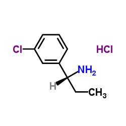 Benzenemethanamine, 3-chloro-.alpha.-ethyl-, (.alpha.R)- picture