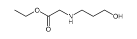 N-(3-hydroxypropyl)glycine ethyl ester结构式