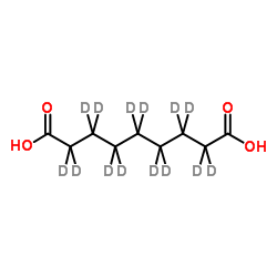 壬二酸-D14结构式