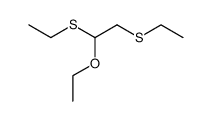 1-ethoxy-1,2-bis-ethylsulfanyl-ethane结构式