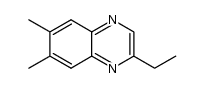 2-ethyl-6,7-dimethylquinoxaline Structure