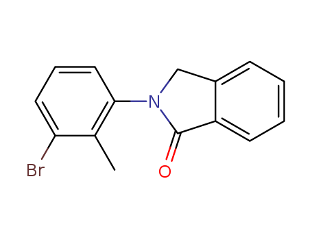2-(3-bromo-2-methylphenyl)isoindolin-1-one Structure