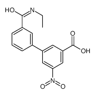 3-[3-(ethylcarbamoyl)phenyl]-5-nitrobenzoic acid Structure