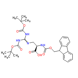 Fmoc-D-Alg(Boc)2-OH Structure