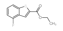 Ethyl 4-fluorobenzo[b]thiophene-2-carboxylate Structure