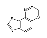 7H-Thiazolo[5,4-f][1,4]benzothiazine(8CI) Structure