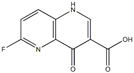 6-Fluoro-4-oxo-1,4-dihydro-[1,5]naphthyridine-3-carboxylic acid结构式