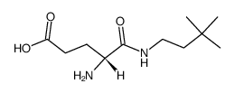 (S)-4-Amino-4-(3,3-dimethyl-butylcarbamoyl)-butyric acid Structure