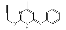 6-methyl-N-phenyl-2-prop-2-ynoxypyrimidin-4-amine结构式