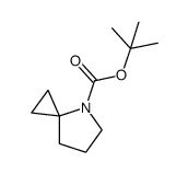 叔-丁基 4-氮杂螺[2.4]庚烷-4-甲酸基酯结构式