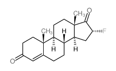 Androst-4-ene-3,17-dione,16a-fluoro- (6CI,7CI,8CI) Structure