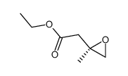 ethyl (R)-2-(2-methyloxiran-2-yl)acetate结构式