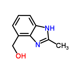 (2-Methyl-1H-benzimidazol-4-yl)methanol structure