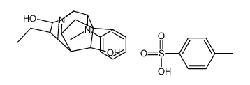 Ajmaline, p-toluenesulfonate结构式