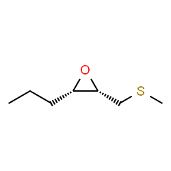 Oxirane,2-[(methylthio)methyl]-3-propyl-,(2S-cis)- (9CI)结构式