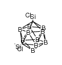 1,7-bis(chlorodimethylsilyl)-1,7-dicarba-closo-dodecaborane(12)结构式