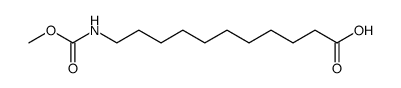 11-(methoxycarbonylamino)undecanoic acid结构式